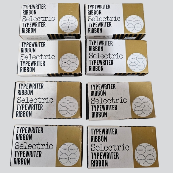 Lot of IBM Selectric Typewriter Ribbons Black Polyethylene Eaton Allen Model 72